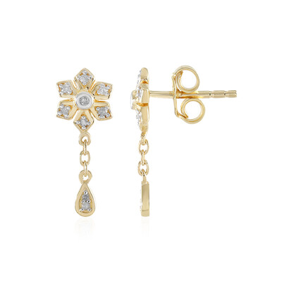 Orecchini in argento con Diamante I2 (I)
