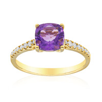 Anello in oro con Ametista