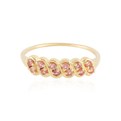 Anello in argento con Tormalina Rosa