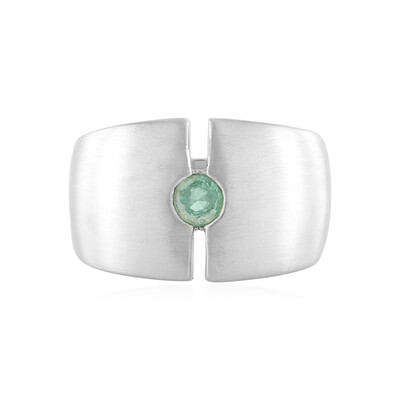 Anello in argento con Smeraldo Russo (de Melo)