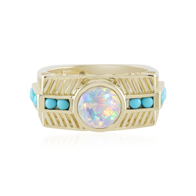 Anello in oro con Opale di Welo (Ornaments by de Melo)
