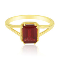 Anello in oro con Tibetanite Rossa (Adela Gold)