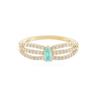 Anello in oro con Tormalina Paraíba Brasiliana (AMAYANI)