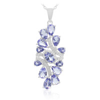 Collana in argento con Tanzanite