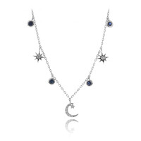 Collana in oro con Zaffiro Ceylon (CIRARI)