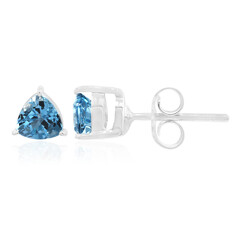 Orecchini in argento con Topazio Blu Londra