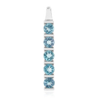 Ciondolo in argento con Apatite Blu
