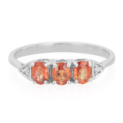 Anello in argento con Rubino Tramonto
