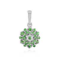 Ciondolo in argento con Tsavorite