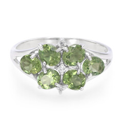 Anello in argento con Apatite Russa