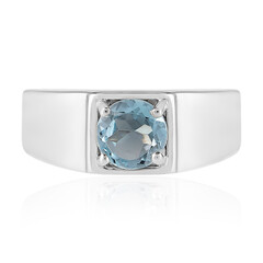 Anello in argento con Topazio Blu Cielo