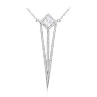 Collana in argento con Petalite