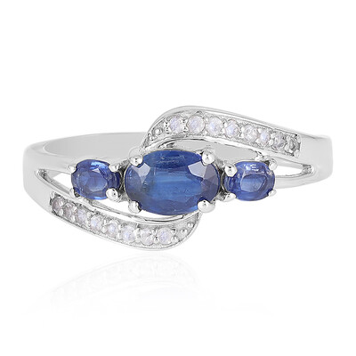 Anello in argento con Cianite