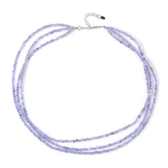 Collana in argento con Tanzanite