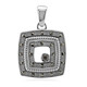 Ciondolo in argento con Diamante Rose de France SI1 di Argyle (Annette classic)