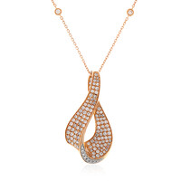 Collana in oro con Diamante Rosa I1 (CIRARI)