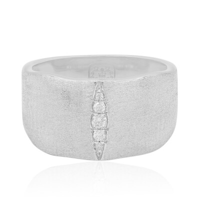 Anello in argento con Diamante