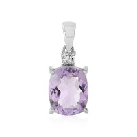 Ciondolo in argento con Ametista Rose de France
