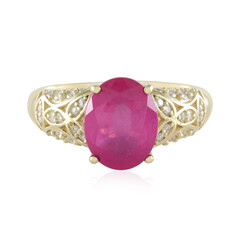 Anello in oro con Zaffiro Rosa (de Melo)
