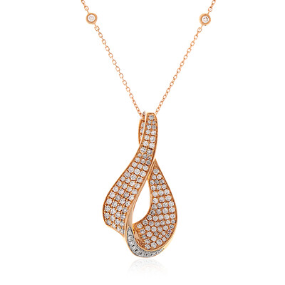 Collana in oro con Diamante Rosa I1 (CIRARI)