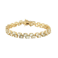 Bracciale in argento con Ametista Verde