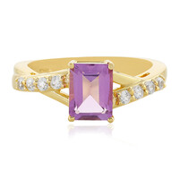 Anello in argento con Ametista Rose de France