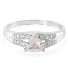 Anello in argento con Morganite Nigeriana