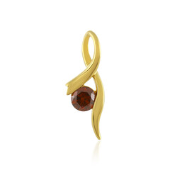 Ciondolo in argento con Diamante Rosso I4
