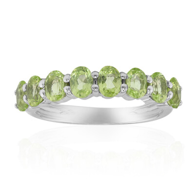 Anello in argento con Peridoto
