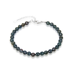 Bracciale in argento con Eliotropio