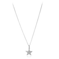 Collana in argento con Topazio Bianco