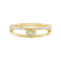 Anello in argento con Smeraldo Russo