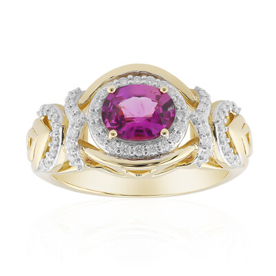 Anello in oro con Zaffiro Rosa (Rifkind 1894 Collection)