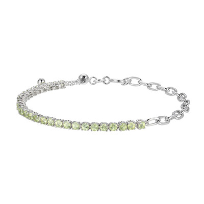 Bracciale in argento con Peridoto
