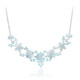 Collana in argento con Topazio Blu Cielo