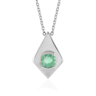Collana in argento con Smeraldo Russo (de Melo)