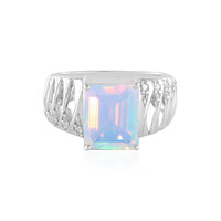 Anello in argento con Opale di Welo AAA (de Melo)
