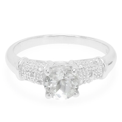 Anello in argento con Goshenite