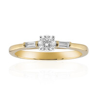 Anello in oro con Diamante IF (D)