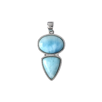 Ciondolo in argento con Larimar