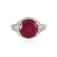 Anello in oro con Rubino AAA del Madagascar