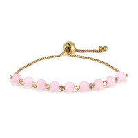 Bracciale in argento con Quarzo Rosa