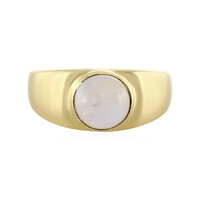 Anello in argento con Pietra di Luna Arcobaleno