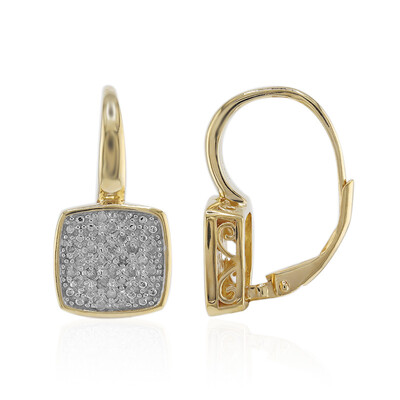 Orecchini in argento con Diamante I3 (I)