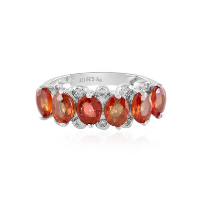 Anello in argento con Zaffiro Tramonto