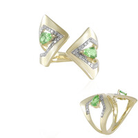 Anello in oro con Tsavorite (de Melo)