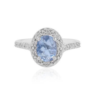 Anello in argento con Fluorite Cangiante