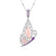 Collana in argento con Opale Rosa (Dallas Prince Designs)