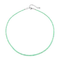 Collana in argento con Smeraldo Colombiano