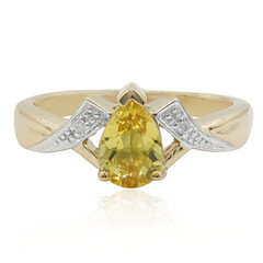 Anello in oro con Eliodoro